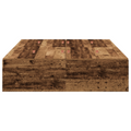 vidaXL Storage Bed Frame Old Wood 120x190 cm