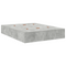 vidaXL Storage Bed Frame Concrete Grey 140x190 cm