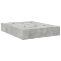 vidaXL Storage Bed Frame Concrete Grey 140x190 cm