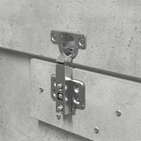 vidaXL Storage Bed Frame Concrete Grey 135x190 cm