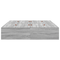 vidaXL Storage Bed Frame Grey Sonoma 135x190 cm