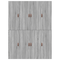 vidaXL Storage Bed Frame Grey Sonoma 135x190 cm