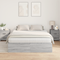 vidaXL Storage Bed Frame Grey Sonoma 135x190 cm