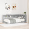 vidaXL Storage Headboard with Shelf Grey sonoma 80 cm Engineered wood