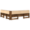 vidaXL Storage Headboard with Shelf Smoked oak 200 cm Engineered wood