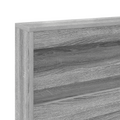 vidaXL Storage Headboard with Shelf Grey sonoma 200 cm Engineered wood