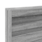 vidaXL Storage Headboard with Shelf Grey sonoma 200 cm Engineered wood