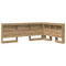 vidaXL Storage Headboard with Shelf Artisan oak 120 cm Engineered wood