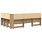 vidaXL Storage Headboard with Shelf Artisan oak 120 cm Engineered wood