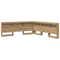 vidaXL Storage Headboard with Shelf Artisan oak 180 cm Engineered wood