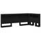 vidaXL Storage Headboard with Shelf Black oak 90 cm Engineered wood