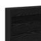 vidaXL Storage Headboard with Shelf Black oak 75 cm Engineered wood