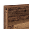 vidaXL Storage Headboard with Shelf with Headboard with Storage Old wood 75 cm Engineered wood