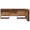 vidaXL Storage Headboard with Shelf with Headboard with Storage Old wood 75 cm Engineered wood