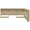 vidaXL Storage Headboard with Shelf Sonoma oak 140 cm Engineered wood