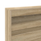 vidaXL Storage Headboard with Shelf Sonoma oak 135 cm Engineered wood