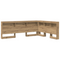 vidaXL Storage Headboard with Shelf Artisan oak 135 cm Engineered wood
