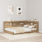 vidaXL Storage Headboard with Shelf Artisan oak 135 cm Engineered wood