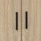 vidaXL Storage Bed Frame Sonoma Oak 100x200 cm