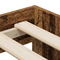 vidaXL Storage Bed Frame Old Wood 100x200 cm