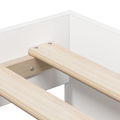 vidaXL Storage Bed Frame White 80x200 cm