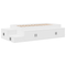 vidaXL Storage Bed Frame White 80x200 cm