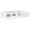 vidaXL Storage Bed Frame White 80x200 cm