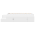 vidaXL Storage Bed Frame White 80x200 cm