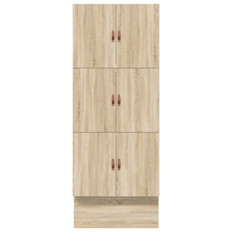 vidaXL Storage Bed Frame Sonoma Oak 90x200 cm