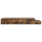 vidaXL Storage Bed Frame Smoked Oak 100x200 cm