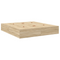 vidaXL Storage Bed Frame Sonoma Oak 200x200 cm