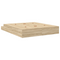 vidaXL Storage Bed Frame Sonoma Oak 200x200 cm
