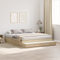 vidaXL Storage Bed Frame Sonoma Oak 200x200 cm