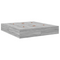 vidaXL Storage Bed Frame Grey Sonoma 200x200 cm