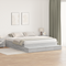 vidaXL Storage Bed Frame Grey Sonoma 200x200 cm
