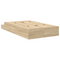 vidaXL Storage Bed Frame Sonoma Oak 120x200 cm