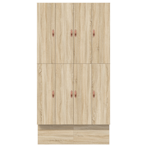vidaXL Storage Bed Frame Sonoma Oak 120x200 cm