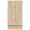 vidaXL Storage Bed Frame Sonoma Oak 120x200 cm