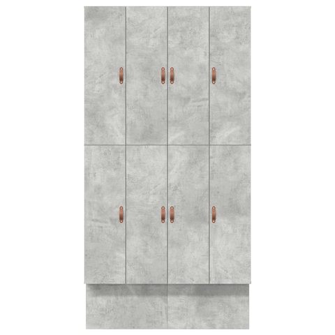 vidaXL Storage Bed Frame Concrete Grey 120x200 cm
