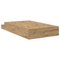 vidaXL Storage Bed Frame Artisan Oak 120x200 cm