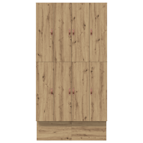 vidaXL Storage Bed Frame Artisan Oak 120x200 cm