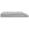 vidaXL Storage Bed Frame Grey Sonoma 140x200 cm