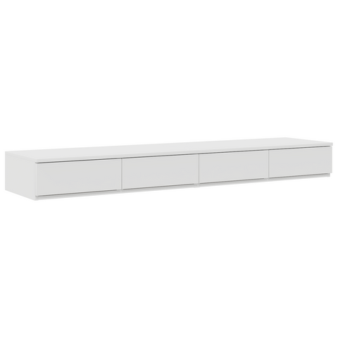 vidaXL Storage Bed Frame White 150x200 cm