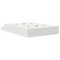 vidaXL Storage Bed Frame White 150x200 cm