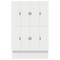 vidaXL Storage Bed Frame White 150x200 cm