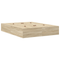 vidaXL Storage Bed Frame Sonoma Oak 150x200 cm