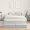 vidaXL Storage Bed Frame Grey Sonoma 150x200 cm