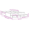 vidaXL Storage Bed Frame Sonoma Oak 160x200 cm