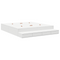 vidaXL Storage Bed Frame White 180x200 cm