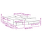 vidaXL Storage Bed Frame Sonoma Oak 180x200 cm